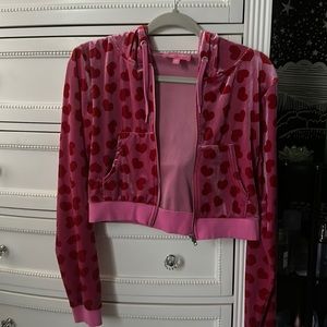 dolls kill heart cropped hoodie